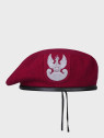 BB-TEX BERET WOJSKOWY WEŁNIANY TŁOCZONY Z ORŁEM BORDOWY 54