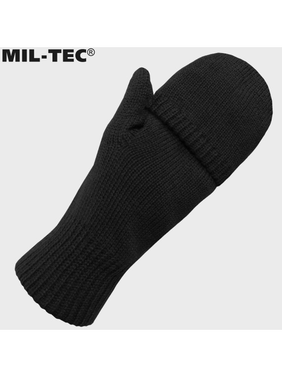MIL-TEC RĘKAWICZKI ZIMOWE SKŁADANE THINSULATE CZARNE M