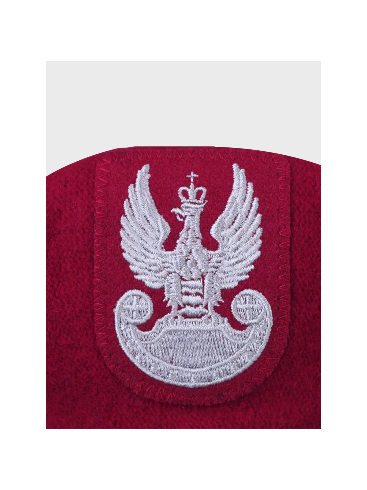 BB-TEX BERET WOJSKOWY WEŁNIANY TŁOCZONY Z ORŁEM BORDOWY 54
