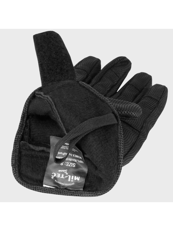 MIL-TEC RĘKAWICE TAKTYCZNE CQB NOMEX SKÓRA CZARNE XXL