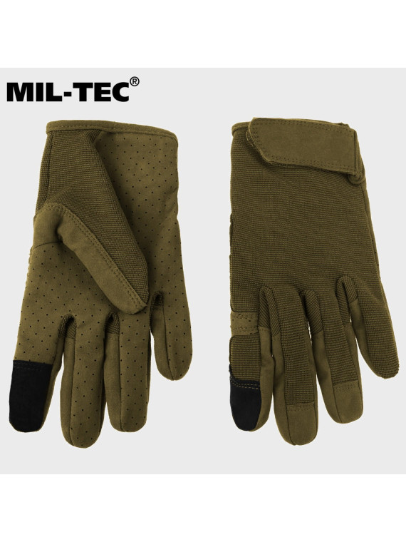 MIL-TEC RĘKAWICE STRZELECKIE COMBAT TOUCH OLIWKOWE XL