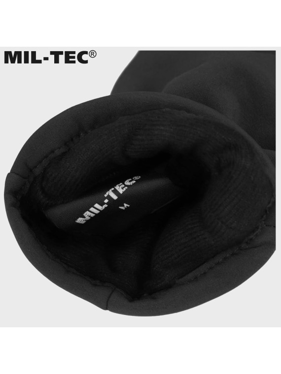 MIL-TEC RĘKAWICE SOFTSHELL THINSULATE CZARNE XXL