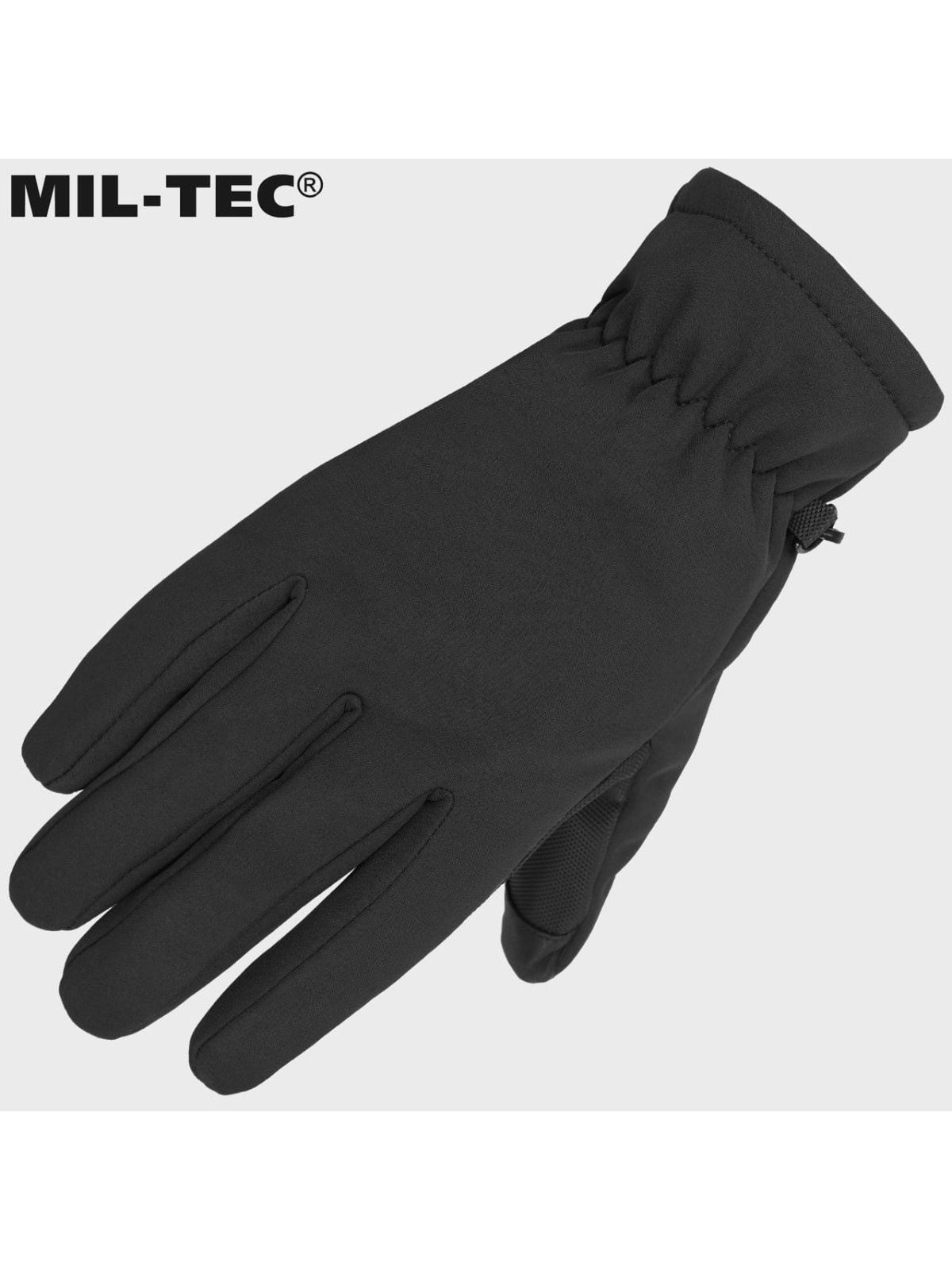 MIL-TEC RĘKAWICE SOFTSHELL THINSULATE CZARNE XXL