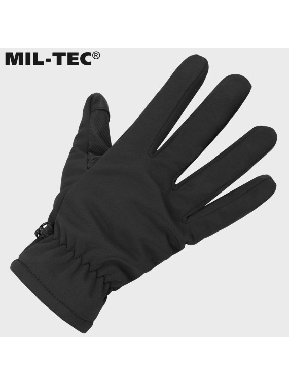 MIL-TEC RĘKAWICE SOFTSHELL THINSULATE CZARNE XXL