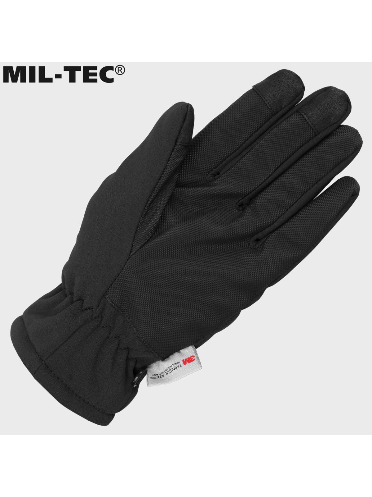 MIL-TEC RĘKAWICE SOFTSHELL THINSULATE CZARNE XXL