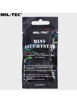 MIL-TEC ŚWIATŁO CHEMICZNE LIGHTSTICK MINI 10 SZT. ŻÓŁTE