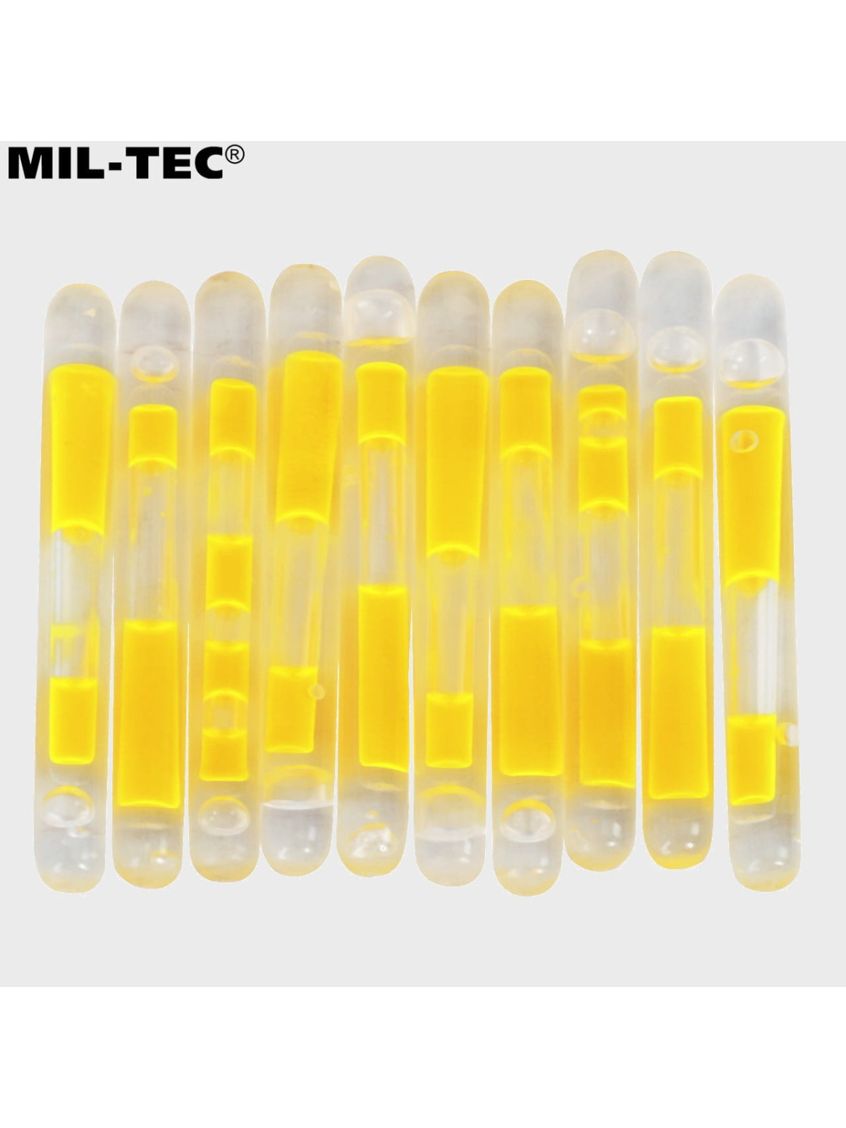 MIL-TEC ŚWIATŁO CHEMICZNE LIGHTSTICK MINI 10 SZT. ŻÓŁTE