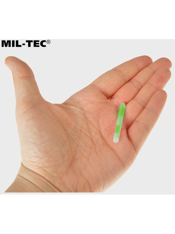 MIL-TEC ŚWIATŁO CHEMICZNE LIGHTSTICK MINI 10 SZT. ZIELONE