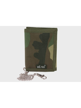 MIL-TEC PORTFEL MILITARNY SPORTOWY Z ŁAŃCUCHEM WOODLAND