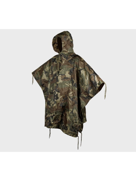 MIL-TEC PONCZO PELERYNA PRZECIWDESZCZOWA POLIESTER WOODLAND