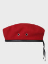 BB-TEX BERET WOJSKOWY WEŁNIANY TŁOCZONY Z ORŁEM CZERWONY 54