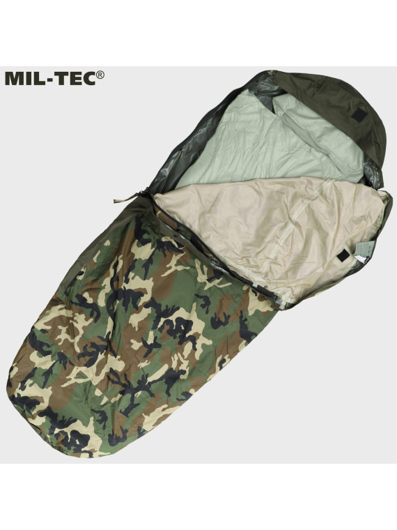 MIL-TEC POKROWIEC WODOODPORNY NA ŚPIWÓR WOODLAND
