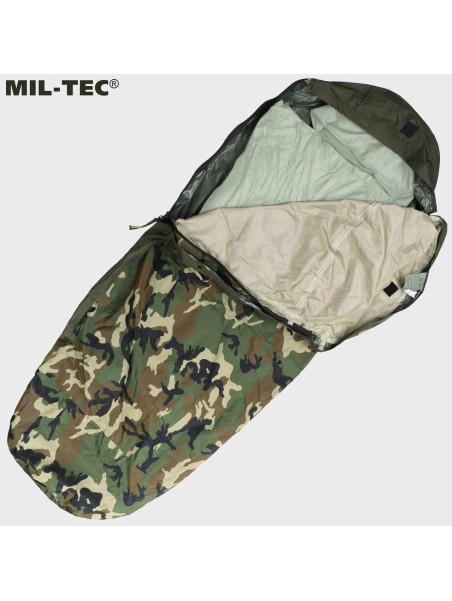 MIL-TEC POKROWIEC WODOODPORNY NA ŚPIWÓR WOODLAND