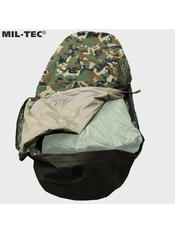 MIL-TEC POKROWIEC WODOODPORNY NA ŚPIWÓR WOODLAND
