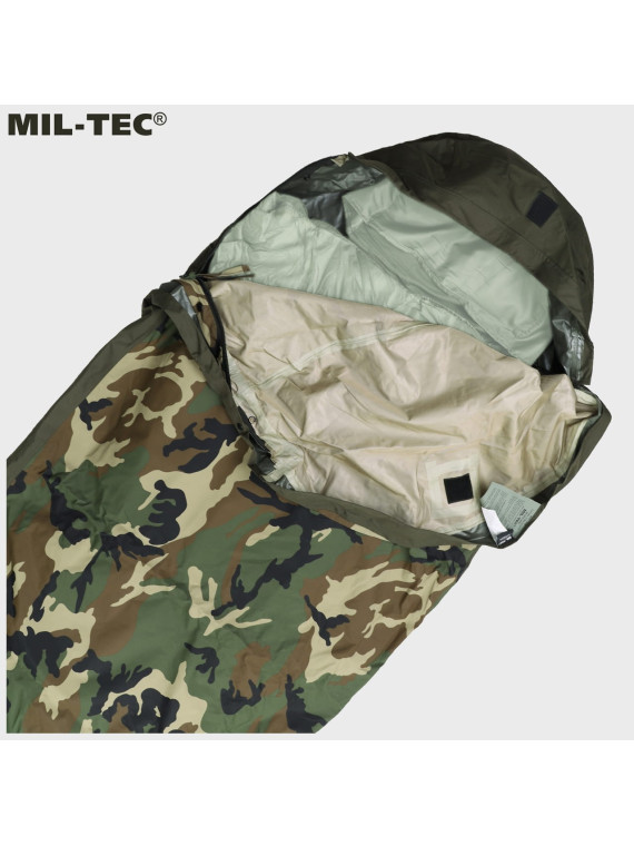 MIL-TEC POKROWIEC WODOODPORNY NA ŚPIWÓR WOODLAND