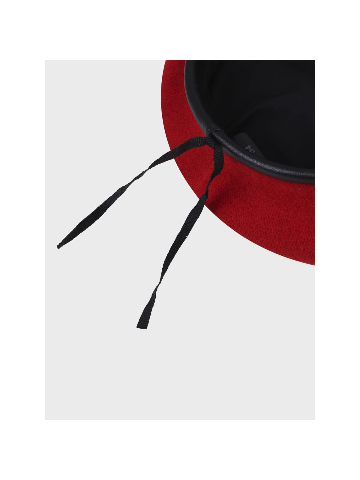 BB-TEX BERET WOJSKOWY WEŁNIANY TŁOCZONY Z ORŁEM CZERWONY 54