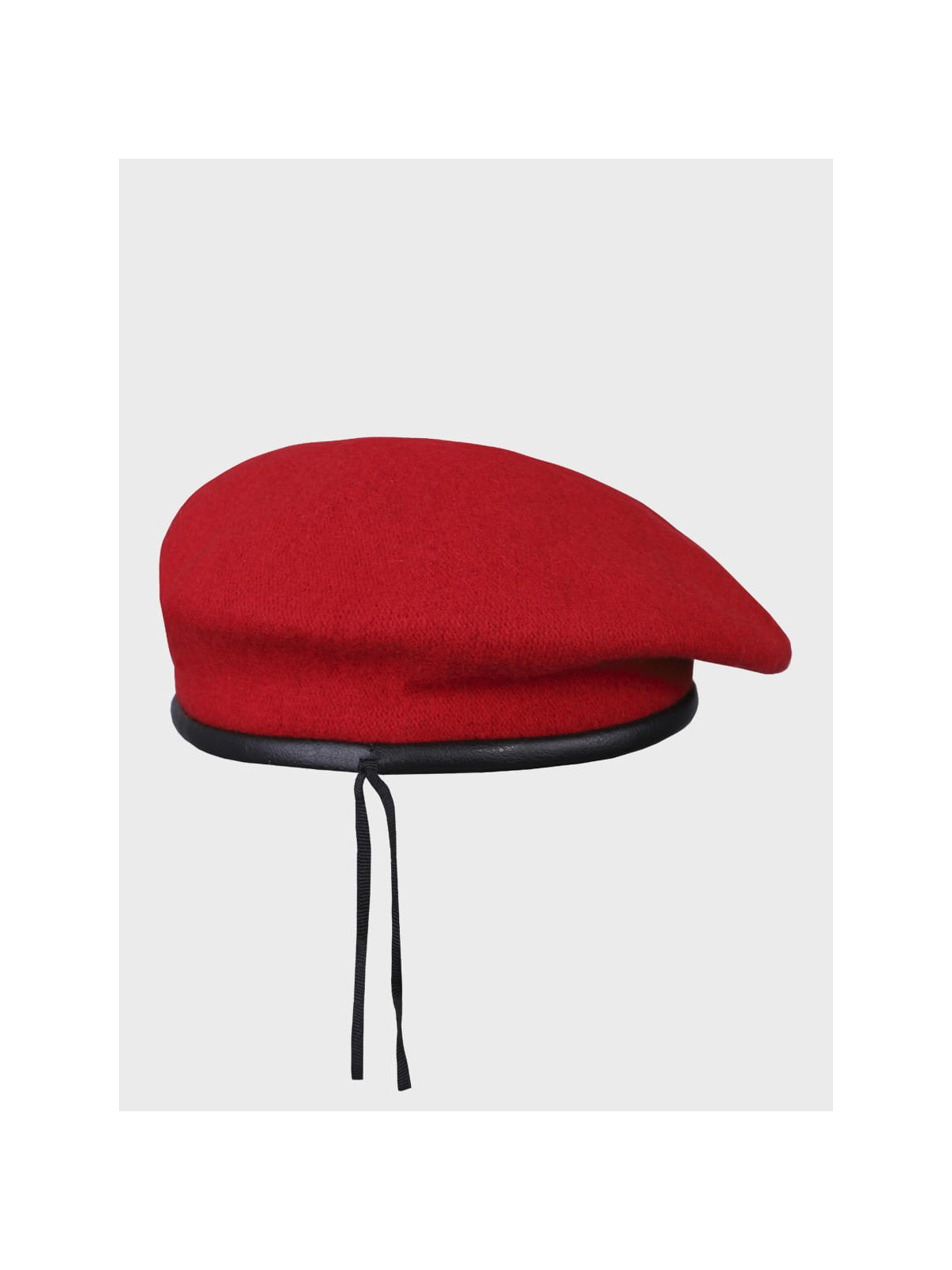 BB-TEX BERET WOJSKOWY WEŁNIANY TŁOCZONY Z ORŁEM CZERWONY 54