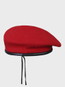 BB-TEX BERET WOJSKOWY WEŁNIANY TŁOCZONY Z ORŁEM CZERWONY 54