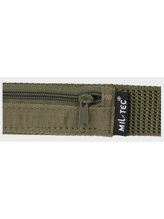 MIL-TEC PAS PASEK PARCIANY 30mm Z KIESZONKĄ OLIWKOWY