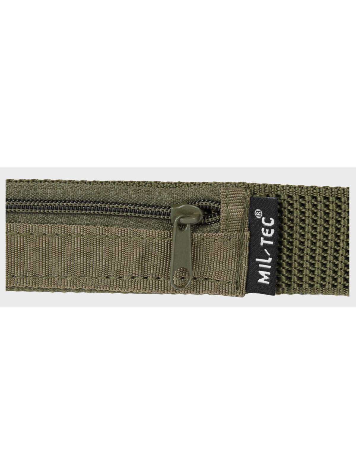 MIL-TEC PAS PASEK PARCIANY 30mm Z KIESZONKĄ OLIWKOWY