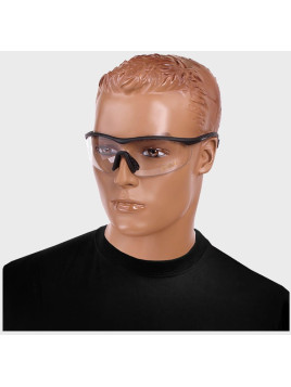 MIL-TEC OKULARY TAKTYCZNE WYMIENNE SZKŁA UV400 ETUI CZARNE