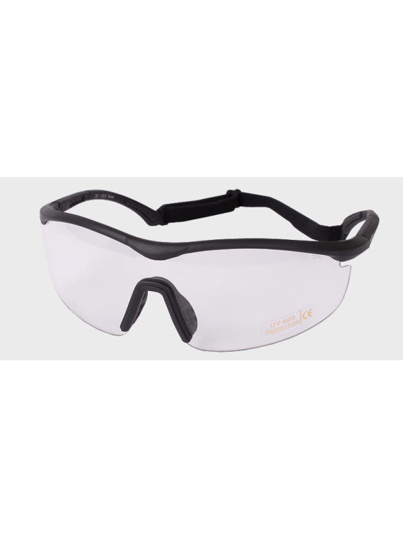 MIL-TEC OKULARY TAKTYCZNE WYMIENNE SZKŁA UV400 ETUI CZARNE