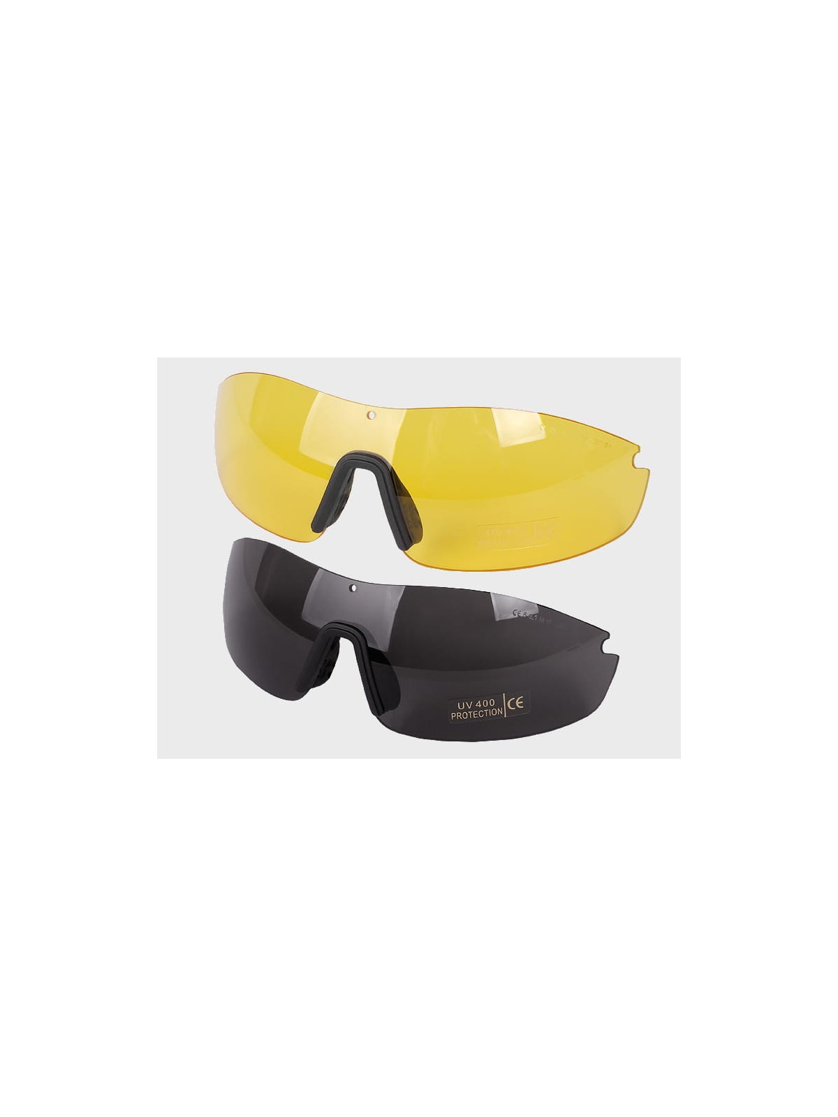 MIL-TEC OKULARY TAKTYCZNE WYMIENNE SZKŁA UV400 ETUI CZARNE