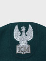 BB-TEX BERET KLASA MUNDUROWA WEŁNIANY TŁOCZONY Z ORŁEM ZIELONY 50
