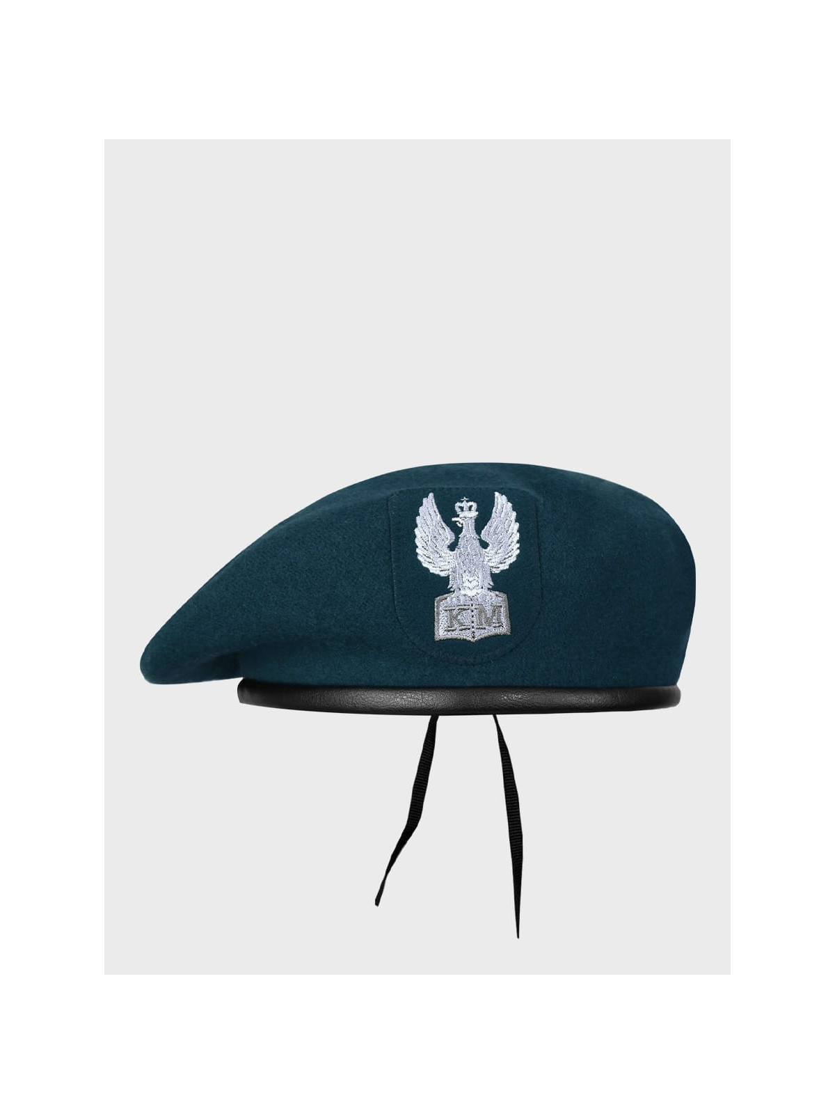 BB-TEX BERET KLASA MUNDUROWA WEŁNIANY TŁOCZONY Z ORŁEM ZIELONY 50