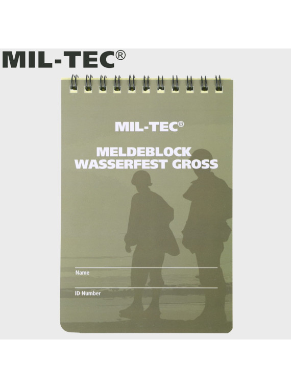 MIL-TEC NOTES WODOODPORNY NOTATNIK BLOK MELDUNKOWY 10x15 cm