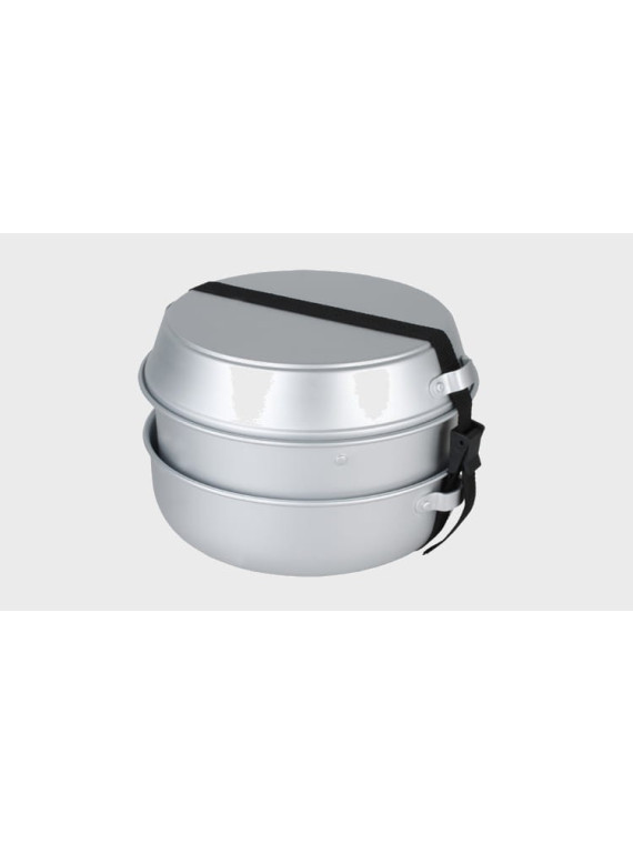 MIL-TEC ZESTAW NACZYNIA TURYSTYCZNE Z CZAJNIKIEM ALUMINIUM