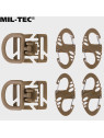 MIL-TEC ZESTAW UCHWYTÓW ULTIMATE TACTICAL S-HOOK DO MOLLE COYOTE