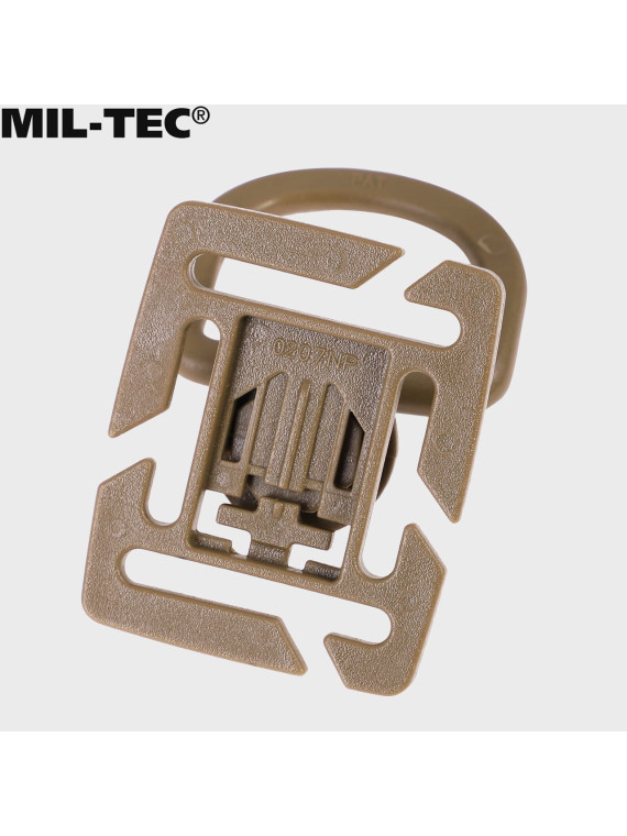 MIL-TEC ZESTAW UCHWYTÓW ULTIMATE TACTICAL S-HOOK DO MOLLE COYOTE