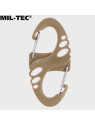 MIL-TEC ZESTAW UCHWYTÓW ULTIMATE TACTICAL S-HOOK DO MOLLE COYOTE