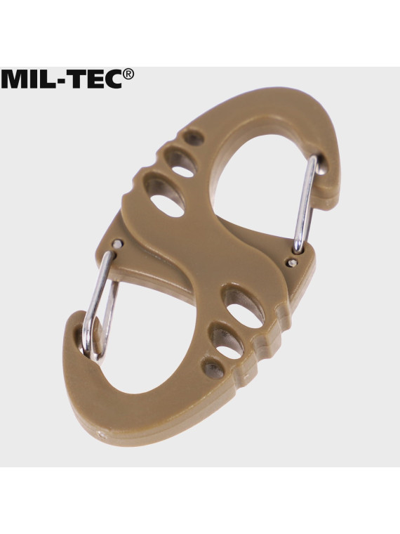MIL-TEC ZESTAW UCHWYTÓW ULTIMATE TACTICAL S-HOOK DO MOLLE COYOTE