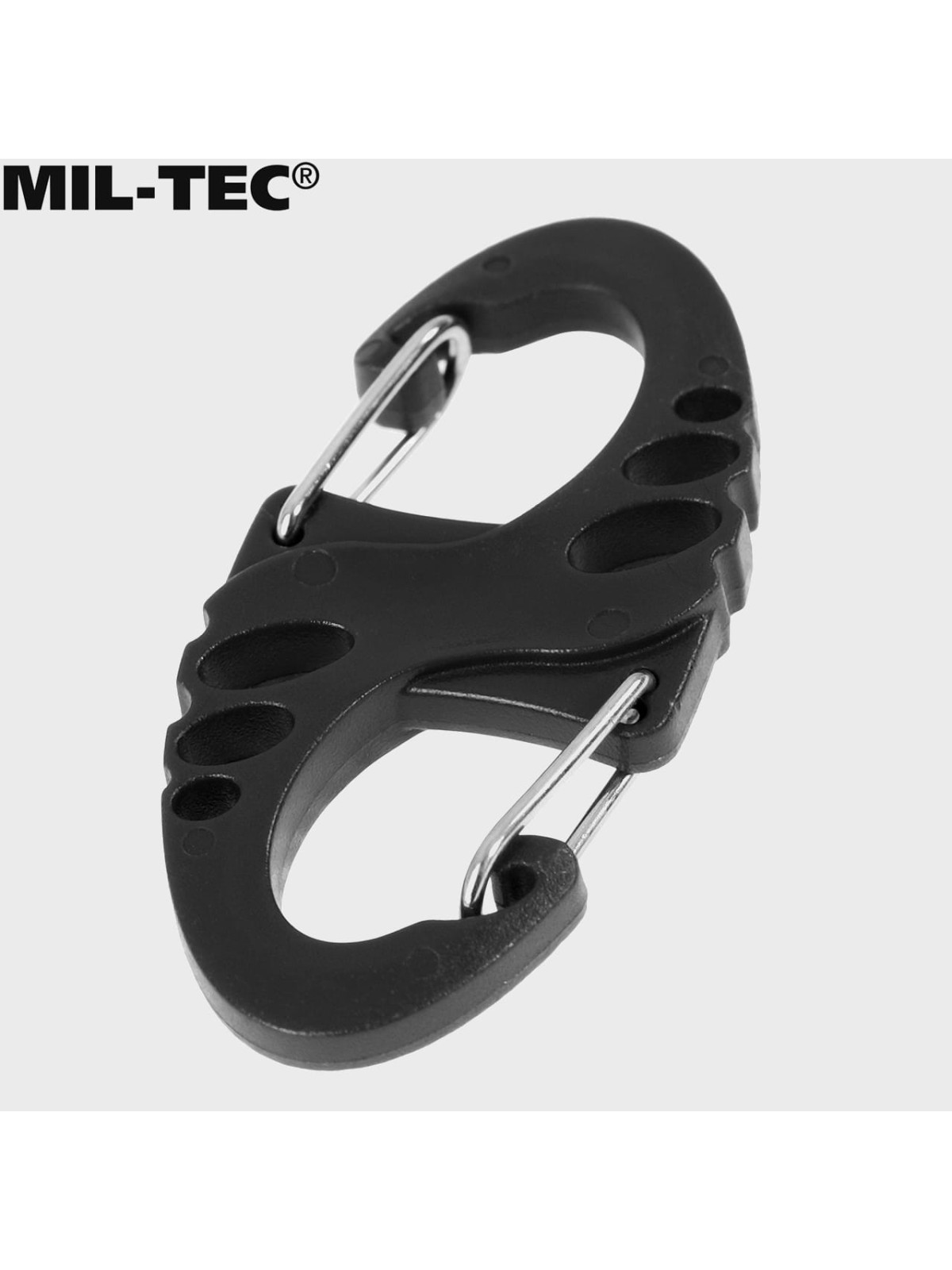 MIL-TEC ZESTAW UCHWYTÓW ULTIMATE TACTICAL S-HOOK DO MOLLE CZARNY