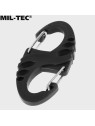 MIL-TEC ZESTAW UCHWYTÓW ULTIMATE TACTICAL S-HOOK DO MOLLE CZARNY