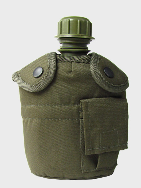 MIL-TEC MANIERKA WOJSKOWA Z KUBKIEM LC2 US 1L OLIWKOWA