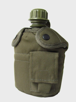 MIL-TEC MANIERKA WOJSKOWA Z KUBKIEM LC2 US 1L OLIWKOWA