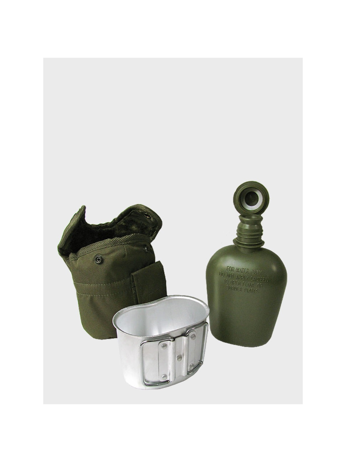 MIL-TEC MANIERKA WOJSKOWA Z KUBKIEM LC2 US 1L OLIWKOWA