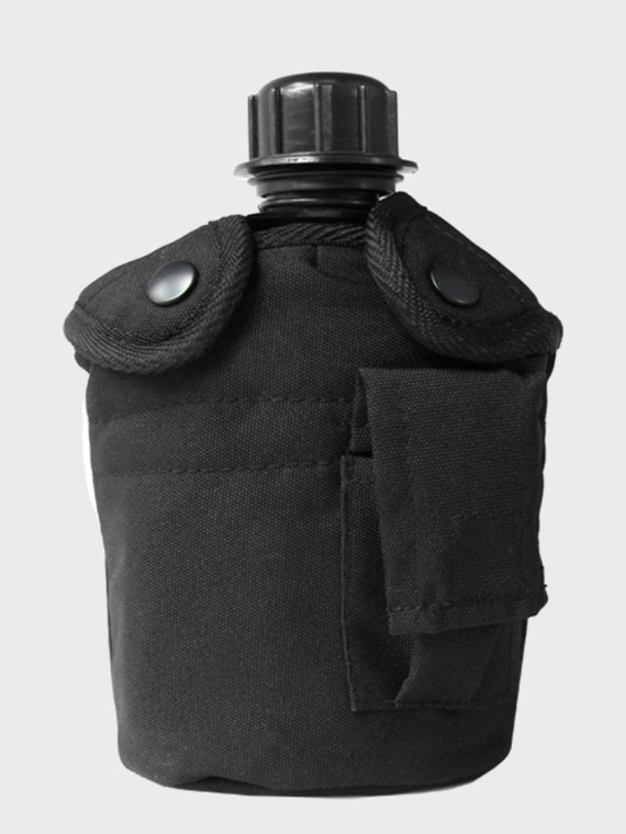 MIL-TEC MANIERKA WOJSKOWA Z KUBKIEM LC2 US 1L CZARNA