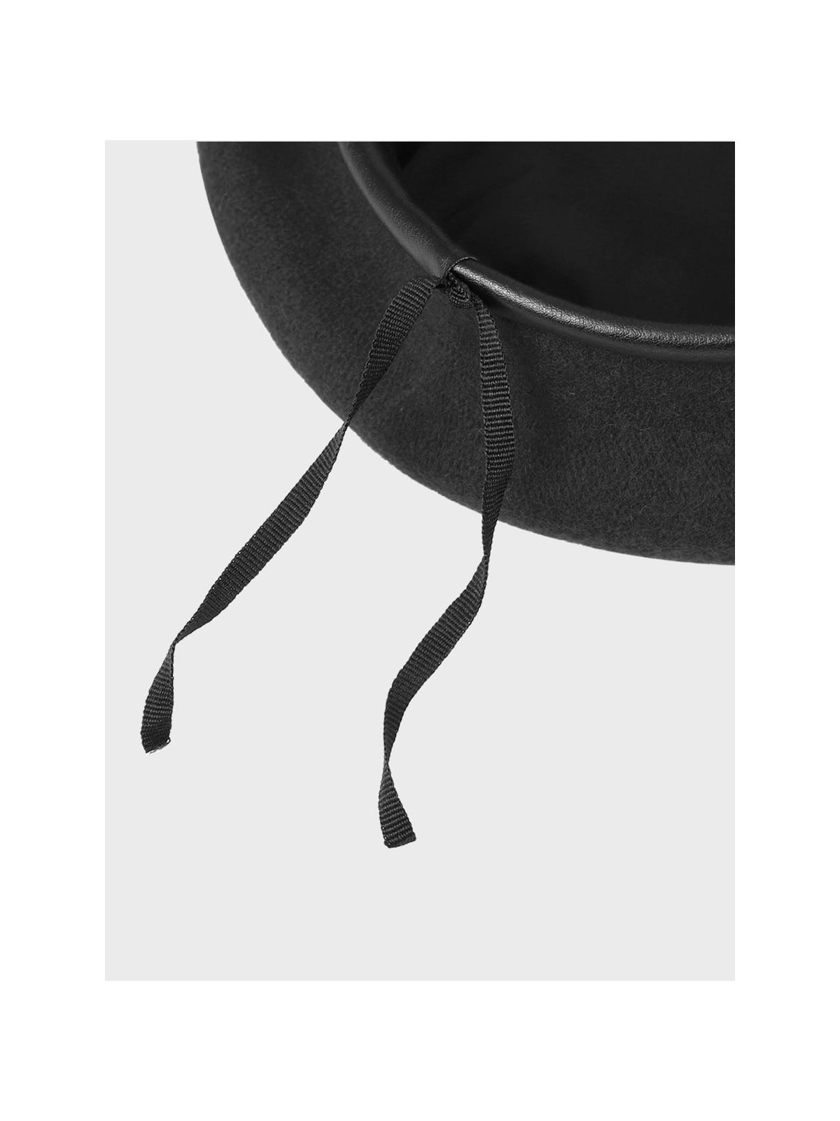 BB-TEX BERET KLASA MUNDUROWA WEŁNIANY TŁOCZONY Z ORŁEM CZARNY 54