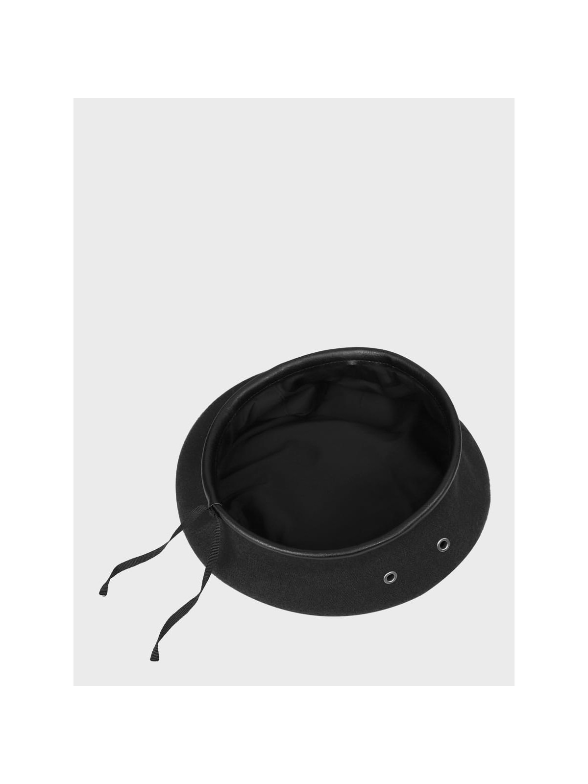 BB-TEX BERET KLASA MUNDUROWA WEŁNIANY TŁOCZONY Z ORŁEM CZARNY 54