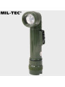 MIL-TEC LATARKA KĄTOWA Z FILTRAMI ŚREDNIA 17CM OLIWKOWA