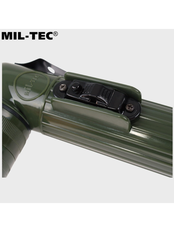 MIL-TEC LATARKA KĄTOWA Z FILTRAMI ŚREDNIA 17CM OLIWKOWA