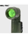 MIL-TEC LATARKA KĄTOWA Z FILTRAMI ŚREDNIA 17CM OLIWKOWA