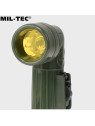 MIL-TEC LATARKA KĄTOWA Z FILTRAMI ŚREDNIA 17CM OLIWKOWA