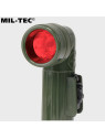 MIL-TEC LATARKA KĄTOWA Z FILTRAMI ŚREDNIA 17CM OLIWKOWA