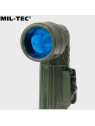 MIL-TEC LATARKA KĄTOWA Z FILTRAMI ŚREDNIA 17CM OLIWKOWA