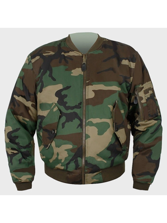 MIL-TEC KURTKA WOJSKOWA MA1 US FLYERS WOODLAND XXL